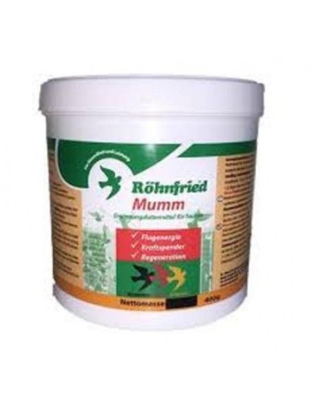 Rohnfried Mumm 400 gr (Electrolytes + glucose + vitamins). For pigeons