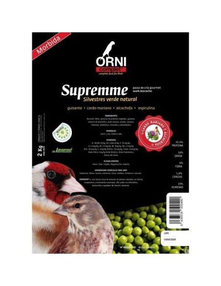 PÂTES CRIA SUPREMME VERT NATUREL 2 kg