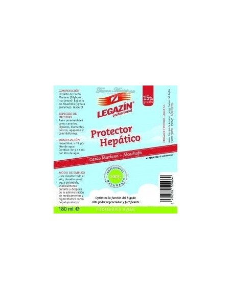 Protector Hepatic Legazin (milk Thistle + artichoke)