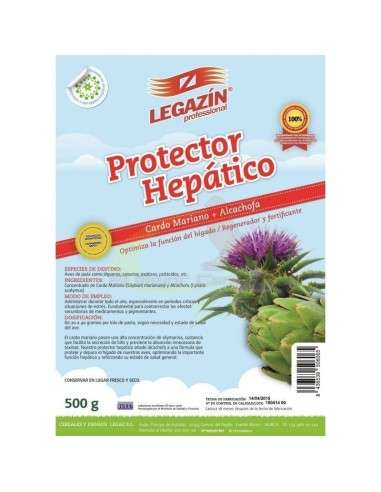 LEGAZIN PROTECTOR HEPATICO POLVO 500 GR