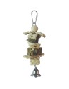 Natural wooden toy for birds ICA BR405