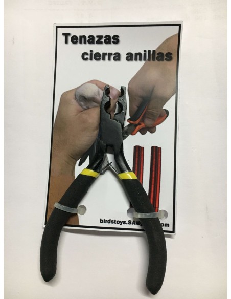 Tenazas cierra anillas para ornitoligia