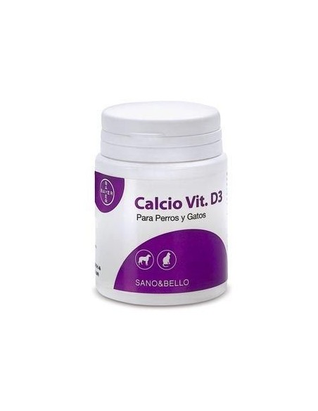 Sains Et Beaux Calcium Vit. D3 Bayer pour les chiens et les chats