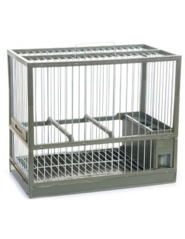 cage of claim C2 green, with drawer and rack COMPLEMENTOS PARA AVES - 1