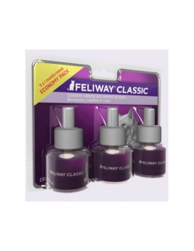 FELIWAY CLASSIC para gatos recambio 3 unidades 48 ml FELIWAY - 1