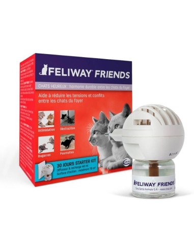 Tranquillisant FELIWAY FRIENDS pour groupes de chats diffuseurs avec remplacement de 48 ml FELIWAY - 1