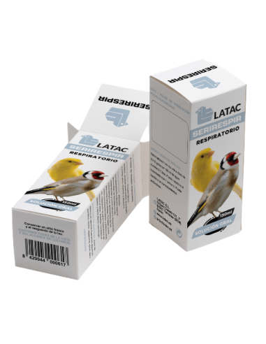 SERI RESPIR LATAC supplément respiratoire pour oiseaux liquides 20 ml Latac - 1