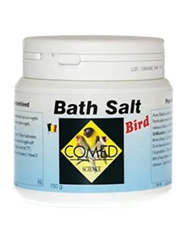 sales de baño BATH SALT BIRD COMED ideal para el cuiado de la pluma 750 gr Comed - 1