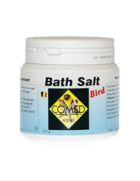 sales de baño BATH SALT BIRD COMED ideal para el cuiado de la pluma 750 gr Comed - 1