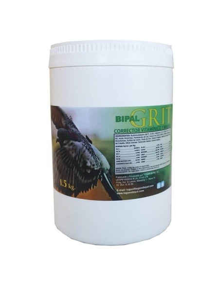 Grit vitaminico y mineral BIPAL para todo tipo de aves, cubo 5 kg TEGAN BIPAL - 1