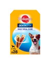 DENTASTIX PEDIGREE soins dentaires pour chiens 5 à 10 kg, emballer 4 sacs x 7 pièces PEDIGREE - 1