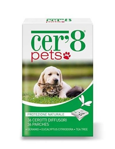 patchs insectifuges pour animaux de compagnie CER 8 PETS, 24 unités COMPLEMENTOS PARA AVES - 1