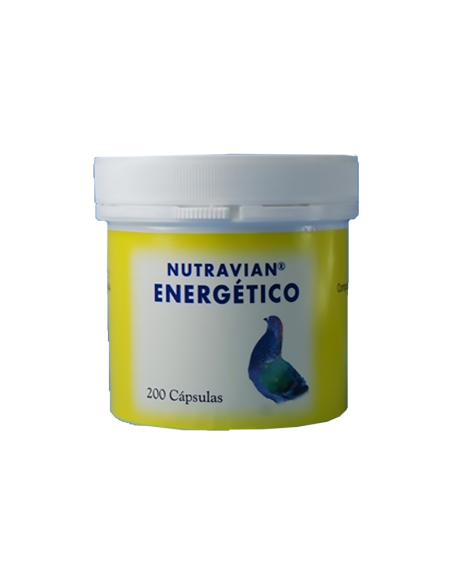 NUTRAVIAN ENERGÉTICO para palomas, 200 cápsulas Nutravian - 1