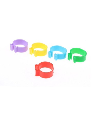 Rings for open hens 8 mm COPELE bag of 25 und. color YELLOW Copele - 1