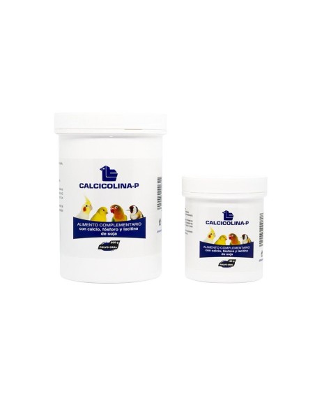 compuesto vitamínico rico en calcio y lecitina para aves CALCICOLINA LATAC POLVO 125 gr Latac - 1