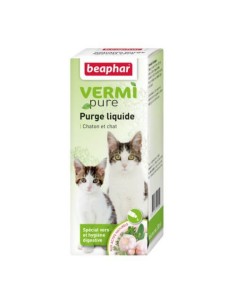 antiparasitario interno para gatos VERMI PURE LIQUIDO 50 ml