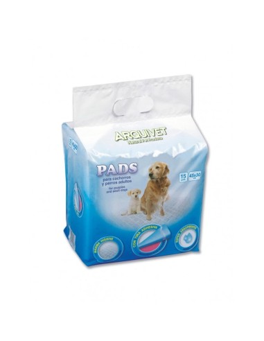 Educational soakers for dogs ARQUIVET PADS 30 X 45 15ud