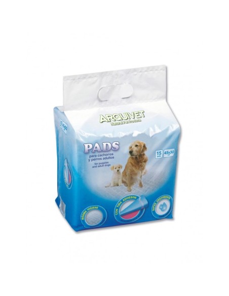 Empapadores educativos para perros ARQUIVET PADS 30 X 45 15ud