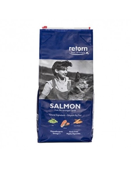 pienso natural para perros RETORN SALMON 12 kg