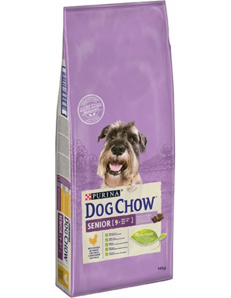 Pienso para perros DOG CHOW mature senior pollo 14 kg.