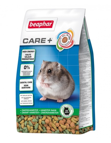 Complete food for dwarf or Russian hamster CARE + BEAPHAR 700 gr