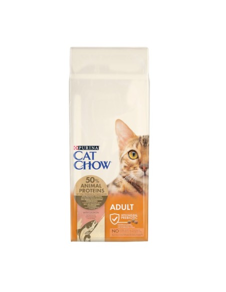 Alimentation pour chats CAT CHOW avec saumon 1,5 kg