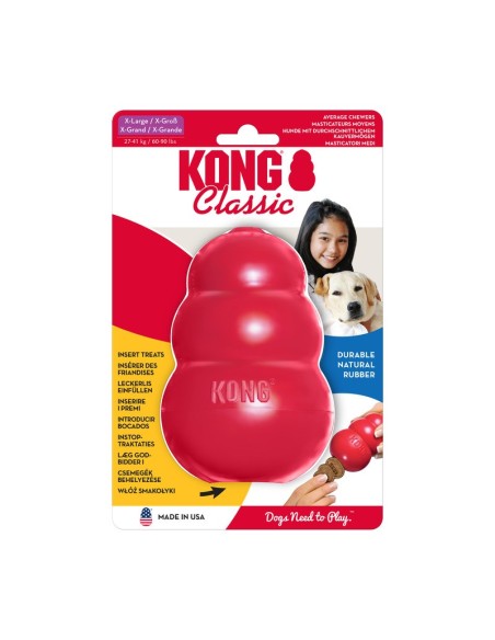 Comprar juguete para perro rojo KONG Classic talla XL