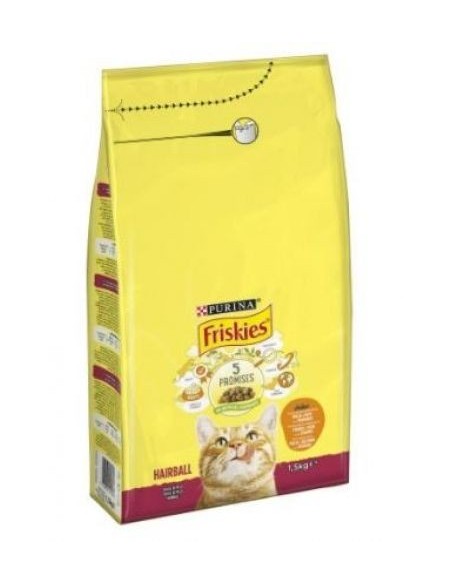 Nourriture pour chat FRISKIES HAIR BALL 1,5 kg