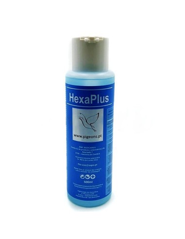 desinfectante HEXAPLUS para el agua de bebida en aves 500 ml