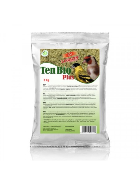 alimento complementario LEGAZIN TEN BIO para jilgueros, bolsa 2 kg