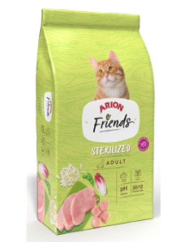 Feed for sterilized cat ARION STERILIZED 9 kg