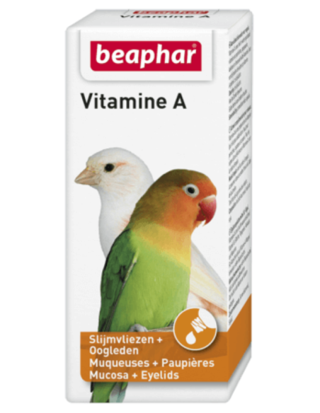 Comprar vitamina A para aves Beaphar líquido 20 ml