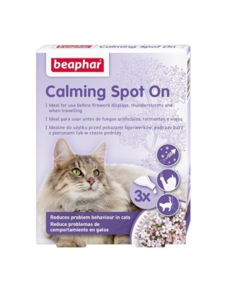 Soothing pipettes for cats CALMING BEAPHAR 3 X 0.4ml