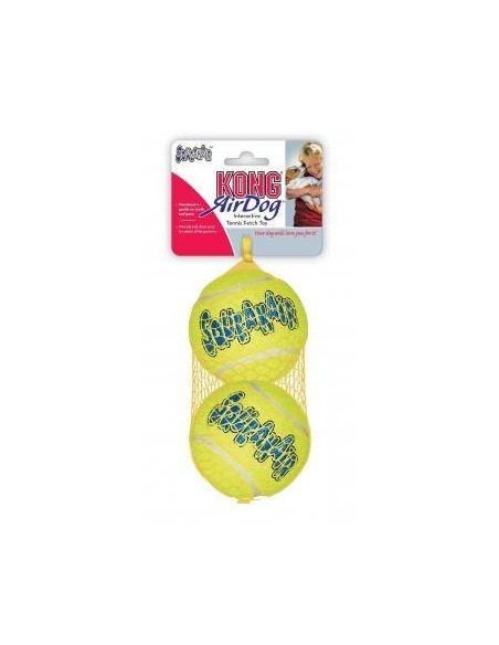 KONG Air Dog Squeakair Balle de tennis pour chiens