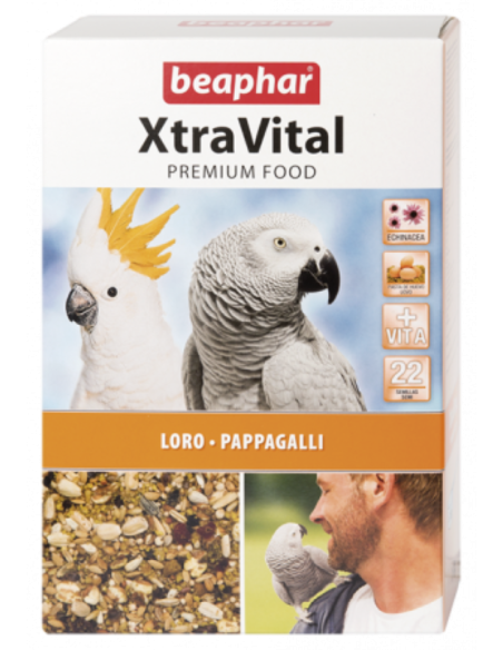 Comprar mixtura para loros XTRA Vital Beaphar 1 kg