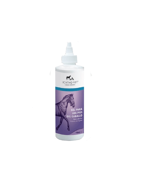 Gel pour les soins intensifs du pied du cheval.