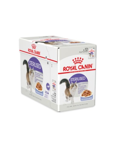 Paquet 12x85 gr de gelée stérilisée Royal Canin