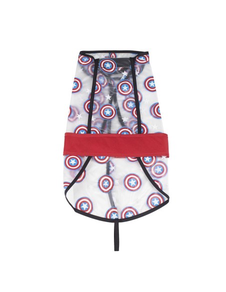 Impermeable Ajustable Para Perro Xs Avengers Capitan America