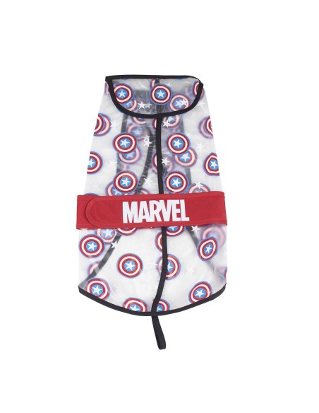 Impermeable ajustable para perros AVENGERS CAPITAN AMERICA talla S