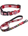 SET CORREA + COLLAR PREMIUM PARA PERROS M/L MARVEL