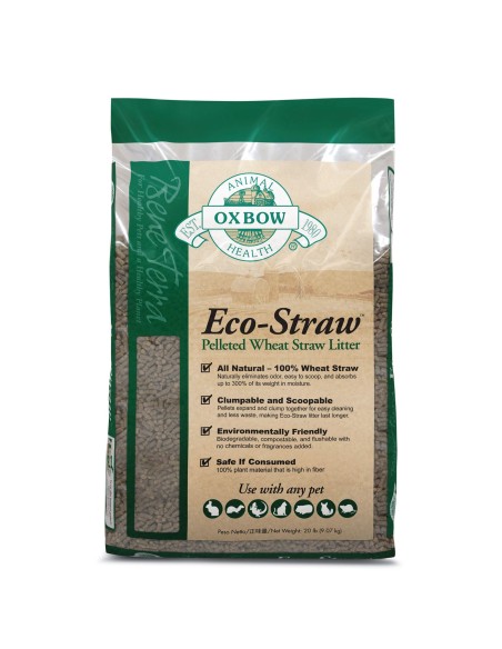 Sustrato Absorbente para Conejos OXBOW Natural Beneterra Eco-Straw 9,08 kg