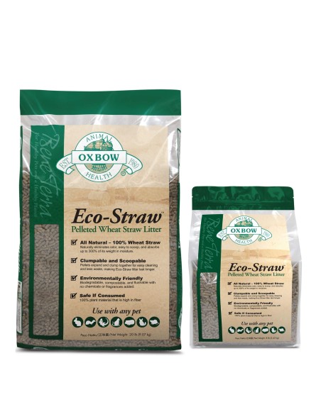 Sustrato Absorbente para Conejos OXBOW Natural Beneterra Eco-Straw 9,08 kg