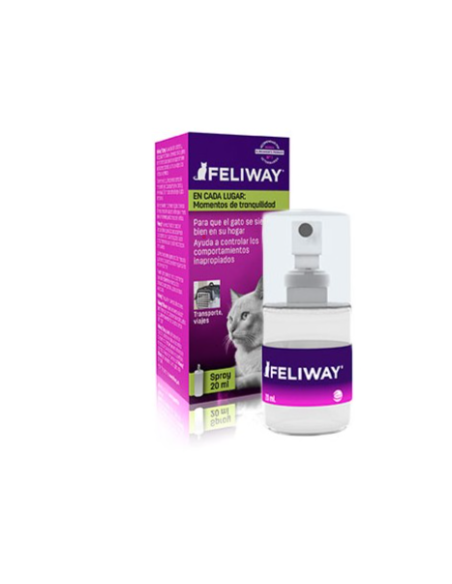 Spray calmante FELIWAY CLASSIC TRAVEL 20 ML para gatos