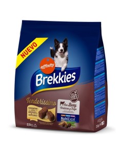 Pienso para perros BREKKIES TENDERISSIMO con buey, 2.5 kg