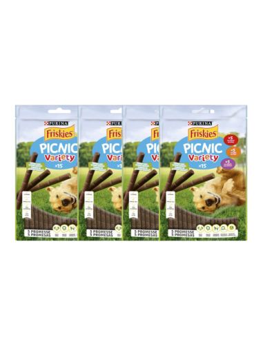 pack 4 FRISKIES PICNIC para perros 126 grs