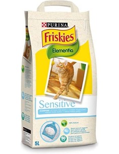 Arena Aglomerante FRISKIES ELEMENTIA SENSITIVE, para Gato, 4kg