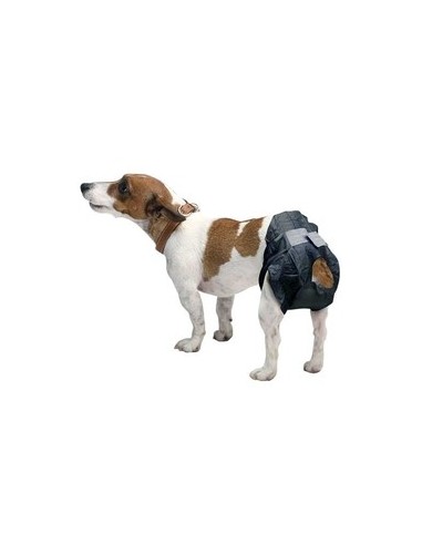 Pañales para perros IBAÑEZ Negro Talla 2, 34-44 cm 12 uds