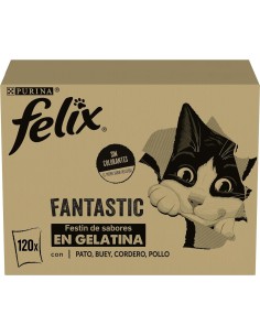 PURINA FELIX Agail Pollo pack 120 sobres x 85g