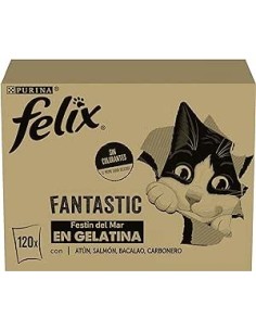 PURINA FELIX Agail Atun pack 120 sobres x 85g