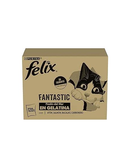 PURINA FELIX Agail Atun pack 120 sobres x 85g